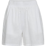 Tara hør shorts / 100228 - White - DEPECHE