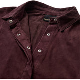Depeche leather wear Tenna ruskindskjorte Shirt 334 Deep Plum