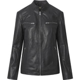 Depeche leather wear Tidløs Noelle skindjakke Jacket 099 Black