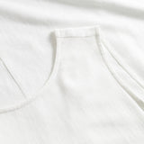 Tidløs Tara hør kjole / 100024 - White - DEPECHE