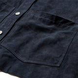 Depeche leather wear Tonja oversize ruskindskjorte Shirt 031 Ocean