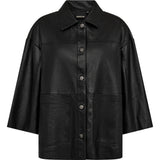 Depeche leather wear Tonja oversize skjorte Shirts 099 Black