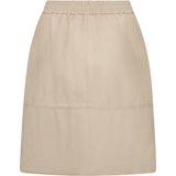 Depeche leather wear Trendy Maria skindnederdel Skirt 202 Vanilla