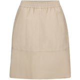 Depeche leather wear Trendy Maria skindnederdel Skirt 202 Vanilla