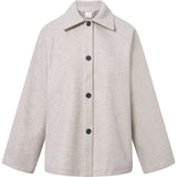 Tyra jakke / 100208 - Ivory Melange - DEPECHE