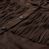 Depeche leather wear Vandana ruskindjakke m. frynser Jackets 217 Deer