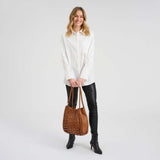 Warsaw shopper taske / 16852 - Vintage cognac - DEPECHE