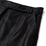Zeli bootcut skindbukser / 51446 - Black - DEPECHE