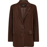 Zenia ruskindsblazer / 51260 - Dusty brown - DEPECHE