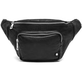 DEPECHE Klassisk must-have bumbag i skind Bumbag 099 Black (Nero)