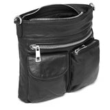 DEPECHE Cool crossbody taske i kvalitetslæder Cross over 099 Black (Nero)