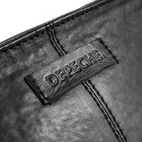 DEPECHE Cool crossbody taske i kvalitetslæder Cross over 099 Black (Nero)