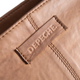 DEPECHE Cool crossbody taske i kvalitetslæder Cross over 156 Camel
