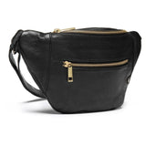 DEPECHE Feminin bumbag i blød skindkvalitet Bumbag 099 Black (Nero)