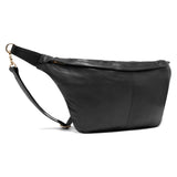 DEPECHE Læder bumbag Bumbag 099 Black (Nero)