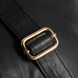 DEPECHE Læder bumbag Bumbag 099 Black (Nero)