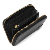 DEPECHE Lille enkel pung i blødt skind Purse / Credit card holder 099 Black (Nero)