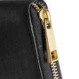 DEPECHE Lille enkel pung i blødt skind Purse / Credit card holder 099 Black (Nero)