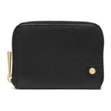 DEPECHE Lille enkel pung i blødt skind Purse / Credit card holder 099 Black (Nero)