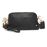 DEPECHE Lille læder clutch i klassisk og enkelt design Small bag / Clutch 099 Black (Nero)