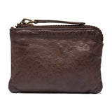 DEPECHE Lille pung i blødt og kraftigt skind Purse / Credit card holder 068 Winter brown