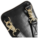 DEPECHE Mobiltaske i blød og lækker skindkvalitet Mobilebag 099 Black (Nero)