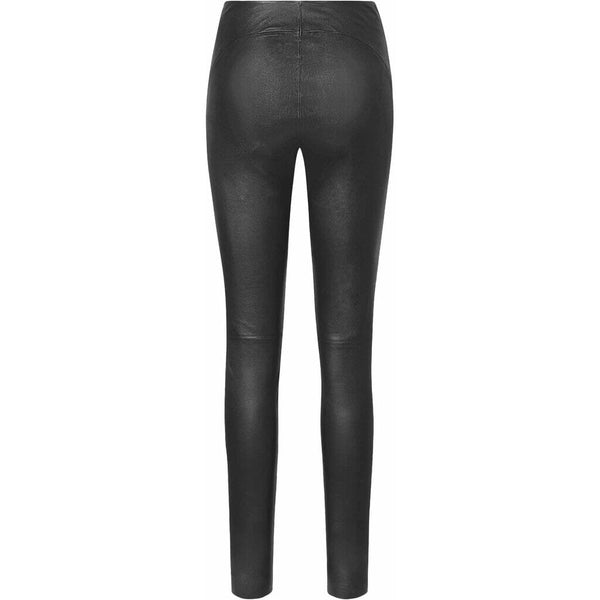 Depeche leather wear Musthave Aya HW skindleggings i blød og strækkvalitet Pants 129 Dark grey