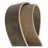 DEPECHE Tidsløs bælte i skindkvalitet Belts 049 Army Green