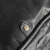DEPECHE Stor arbejdstaske i blødt skind Shoulderbag / Handbag 099 Black (Nero)