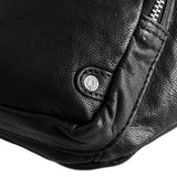 DEPECHE Klassisk must-have bumbag i skind Bumbag 099 Black