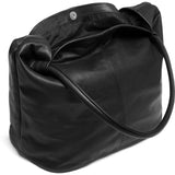 DEPECHE Læder shopper taske i en blød og slidbar kvalitet Shopper 099 Black