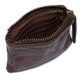 DEPECHE Lille pung i blødt og kraftigt skind Purse / Credit card holder 068 Winter brown