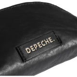 DEPECHE Lille rejse kosmetiktaske i blødt læder Accessories 099 Black