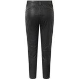 Depeche leather wear 7/8 dels chino skindbuks i lækker stretch kvalitet Pants 099 Black (Nero)