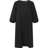 Depeche Clothing Abi kjole med ¾ pufærmer Dresses 099 Black (Nero)