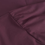 Depeche Clothing Abi kjole med ¾ pufærmer Dresses 279 Burgundy