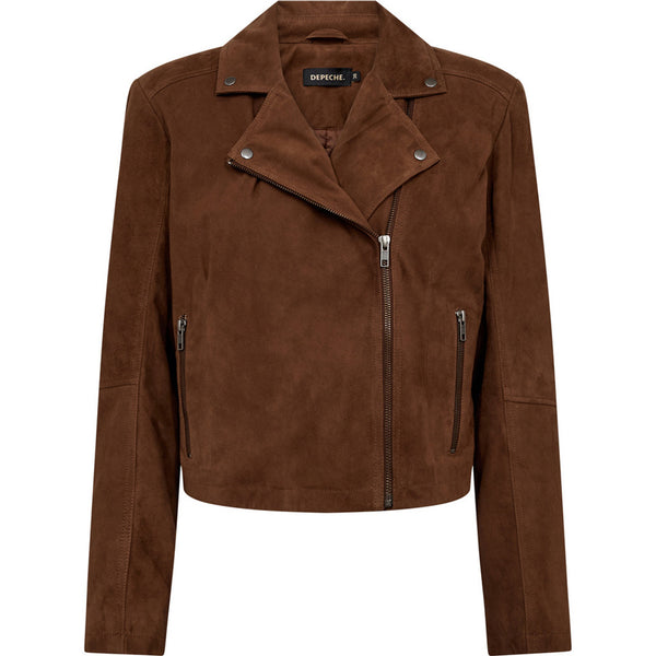 Depeche leather wear Abigail ruskindsjakke Jackets 307 Choco
