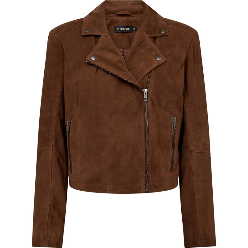 Depeche leather wear Abigail ruskindsjakke Jackets 307 Choco