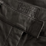 Depeche leather wear Adele RW skindbukser med vide ben Pants 214 Dark Chocolate