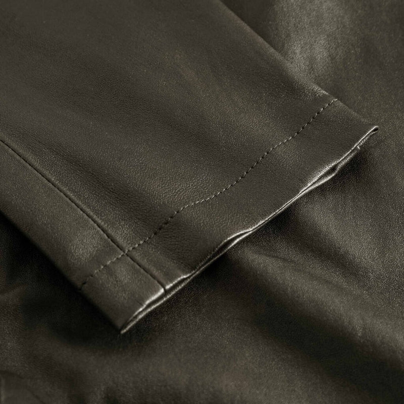 Depeche leather wear Amelia chino skindbuks i 7/8 dels længde Pants 038 Dusty taupe