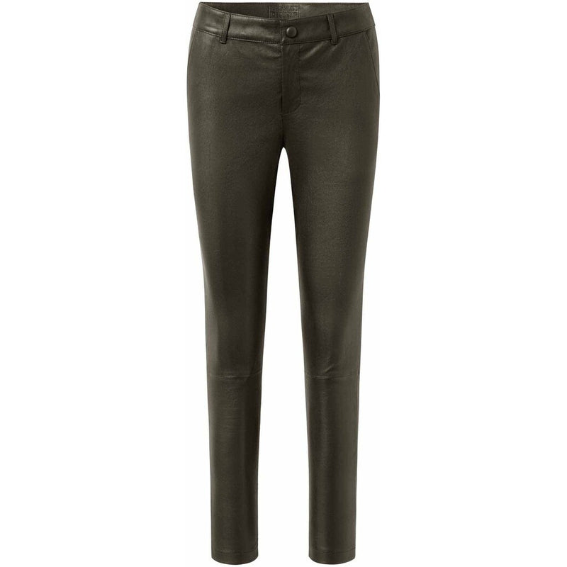 Depeche leather wear Amelia chino skindbuks i 7/8 dels længde Pants 038 Dusty taupe