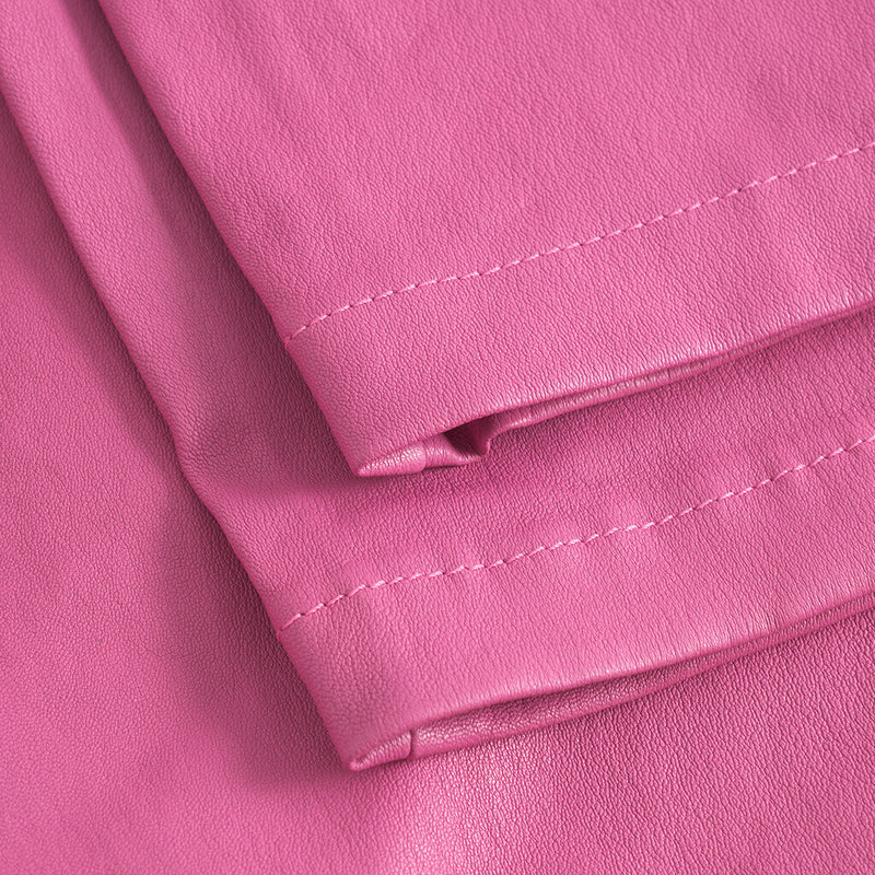 Depeche leather wear Amelia chino skindbuks i 7/8 dels længde Pants 195 Bubble gum