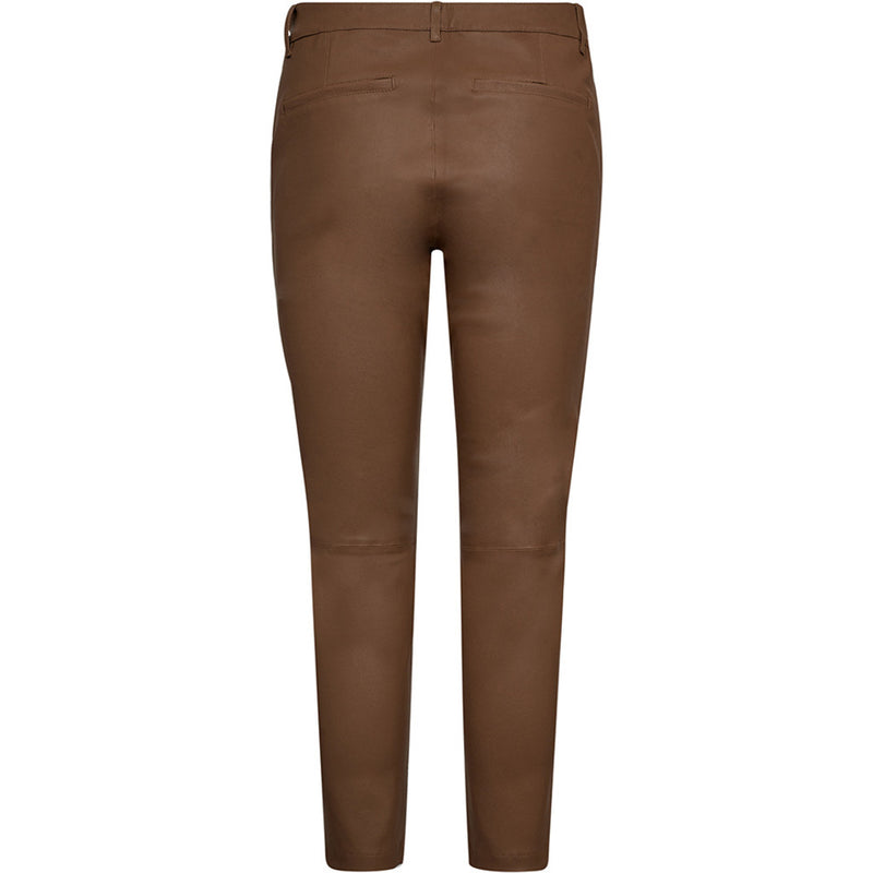 Depeche leather wear Amelia chino skindbuks i 7/8 dels længde Pants 199 Nougat