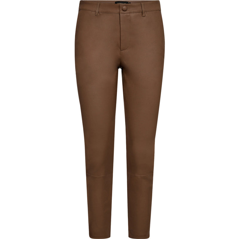 Depeche leather wear Amelia chino skindbuks i 7/8 dels længde Pants 199 Nougat