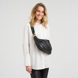 DEPECHE Athens crossover i blødt lammeskind Cross over 099 Black