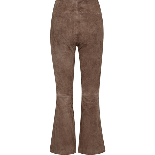 Depeche leather wear Ava 7/8 ruskindsbukser Pants 038 Dusty taupe