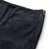 Depeche leather wear Ava HW Flare 7/8 Ruskindbuks Pants 031 Ocean
