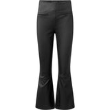 Depeche leather wear Ava RW flare skindbuks i strækbar kvalitet Pants 099 Black (Nero)