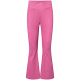 Depeche leather wear Ava RW flare 7/8 længde skindbuks i strækbar kvalitet Pants 195 Bubble gum