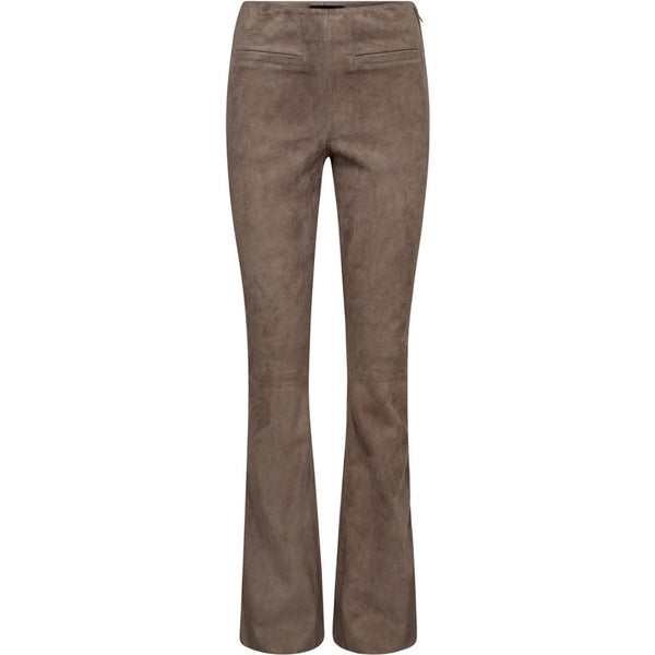 Depeche leather wear Ava ruskindsbukser Pants 038 Dusty taupe